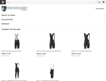 Tablet Screenshot of conquestcyclewear.com